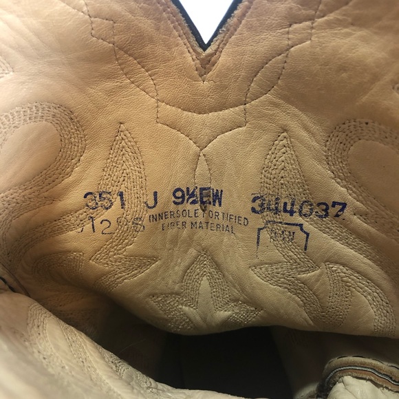 Dan Post Exotic Lizard Antique Brown Cowboy Boots - Picture 5 of 6